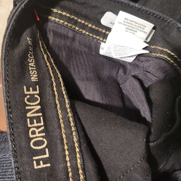 Dl1961 florence instasculpt spike black skinny jeans - Picture 3 of 7